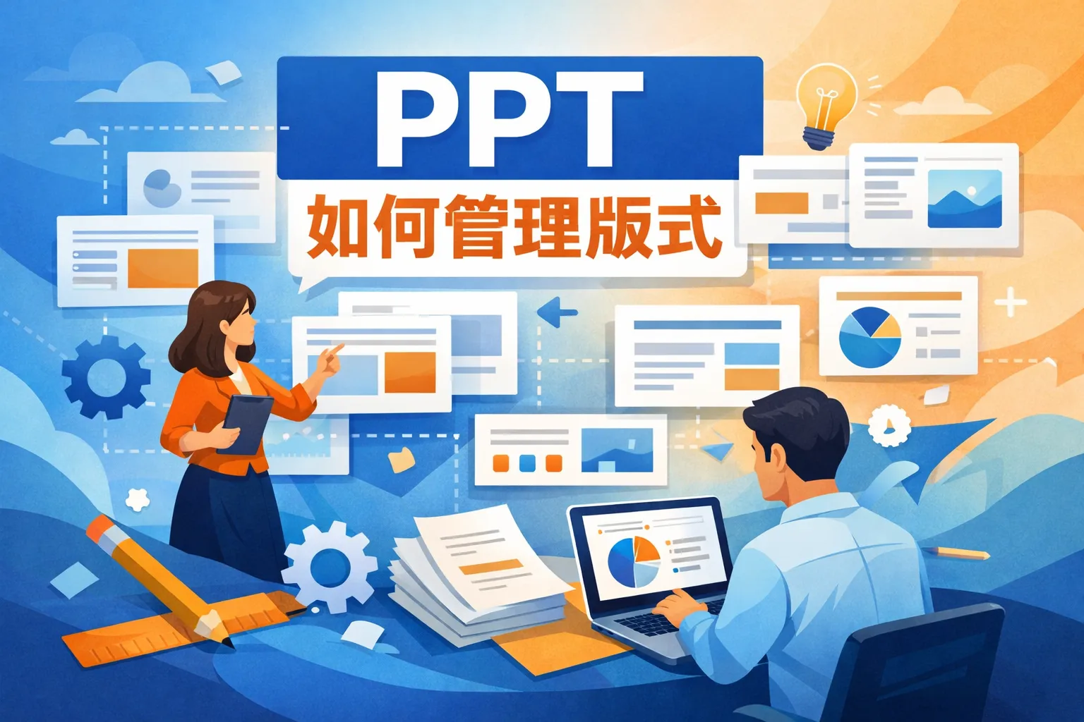 ppt如何管理版式