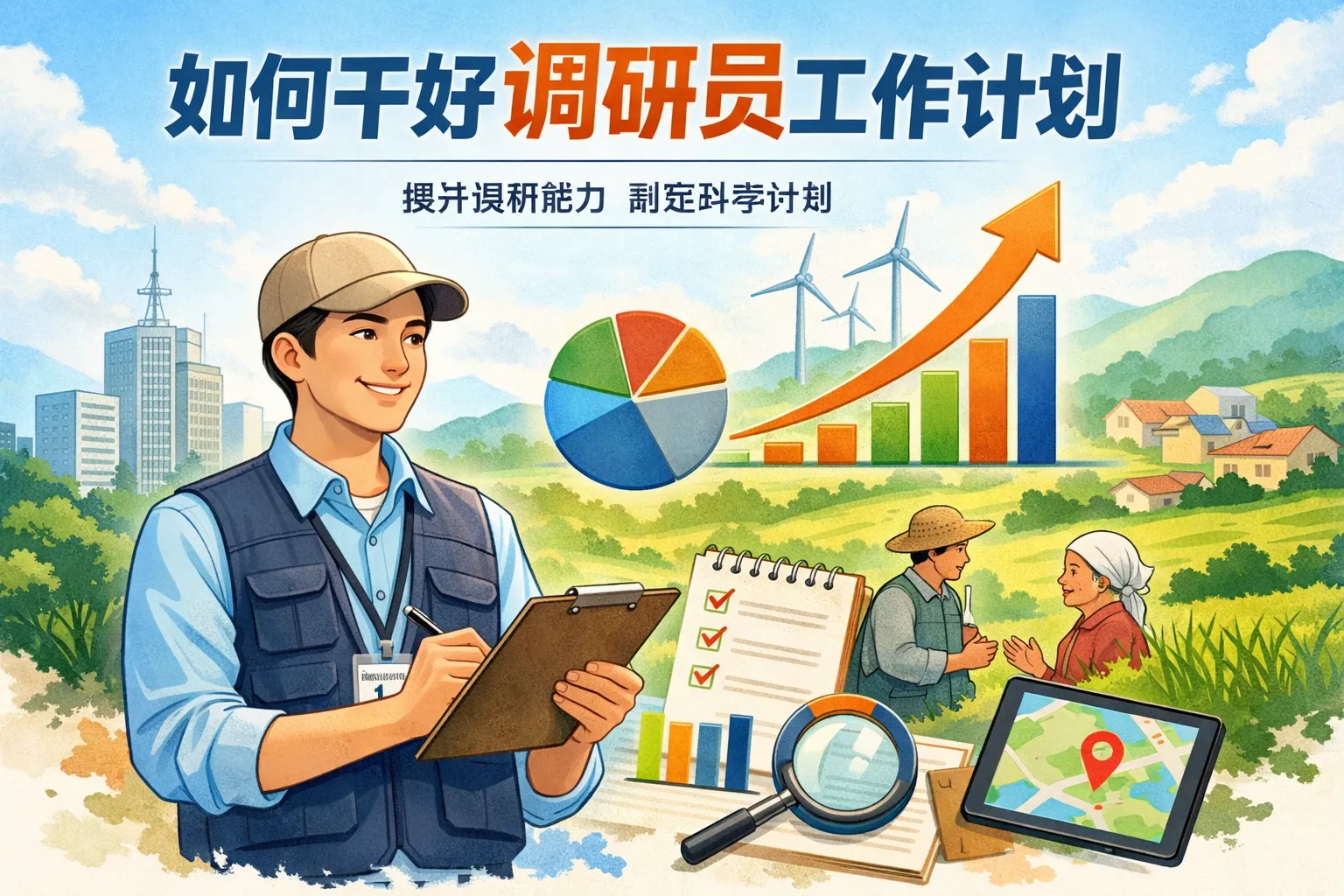 如何干好调研员工作计划