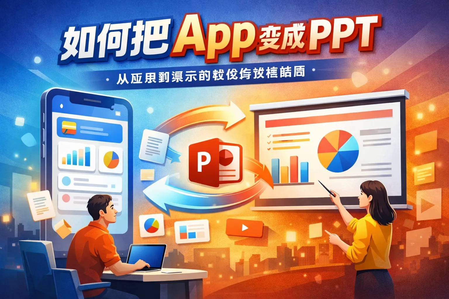如何把app变成ppt