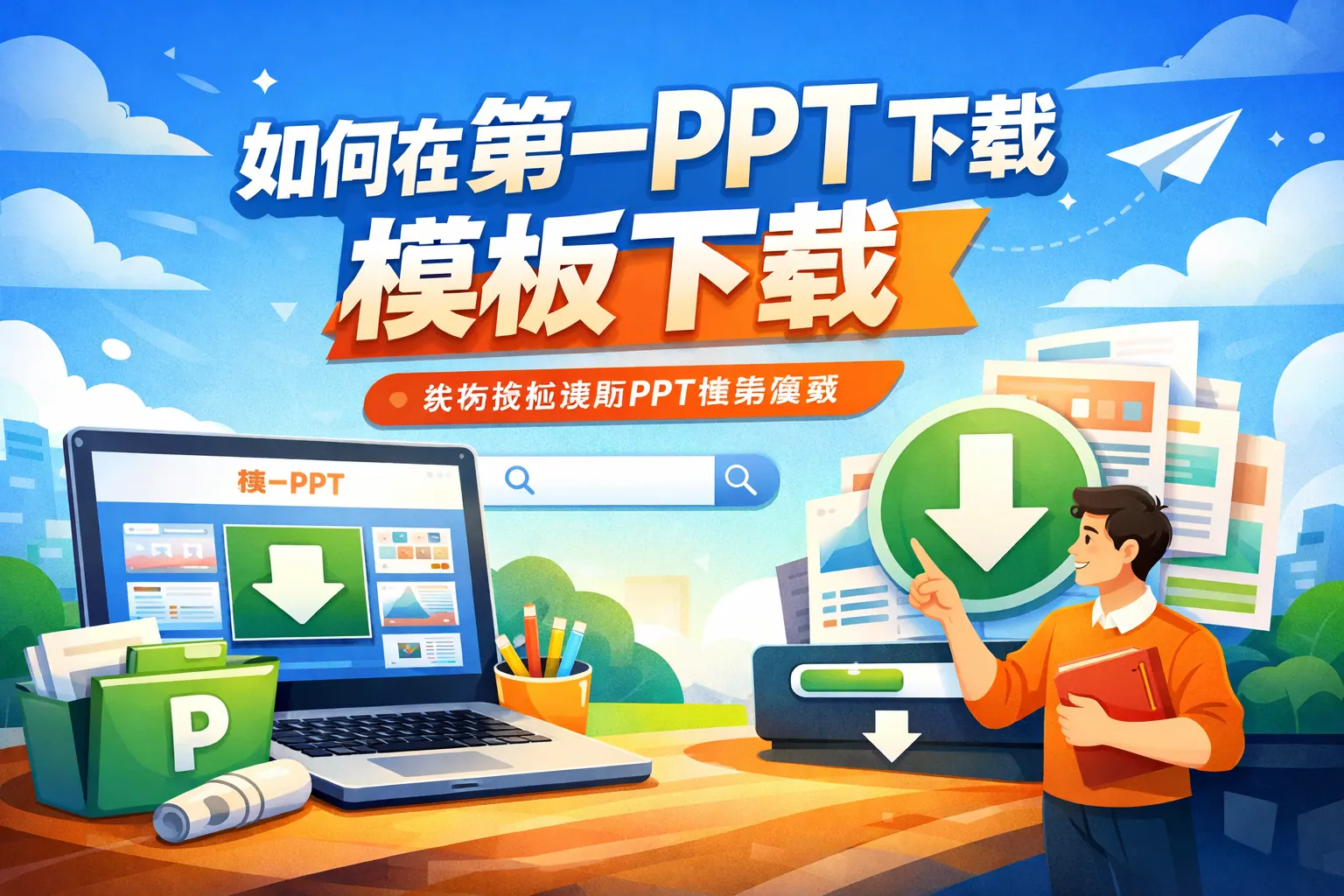 如何在第一ppt下载模板下载