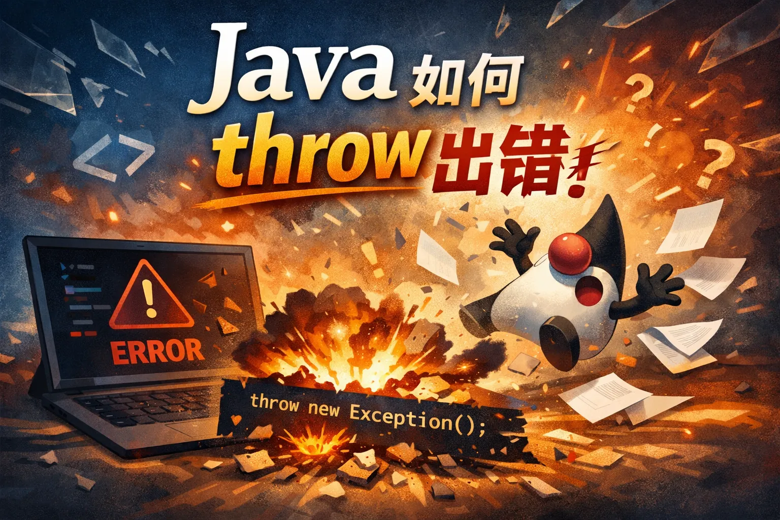 java 如何throw出错