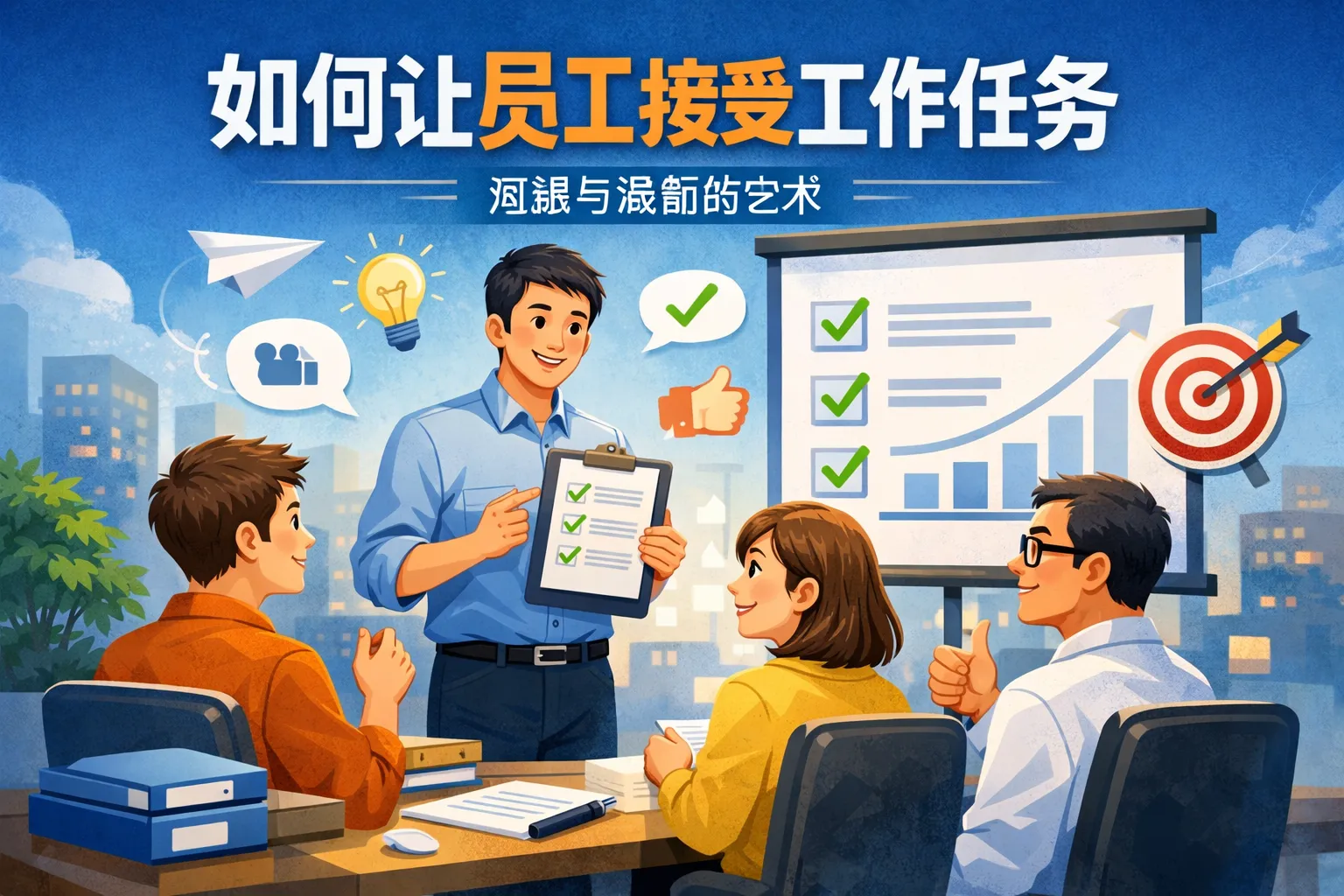 如何让员工接受工作任务