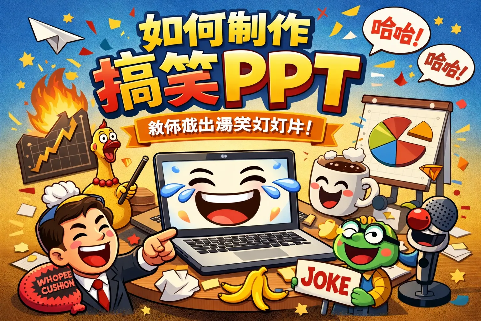 如何制作搞笑ppt