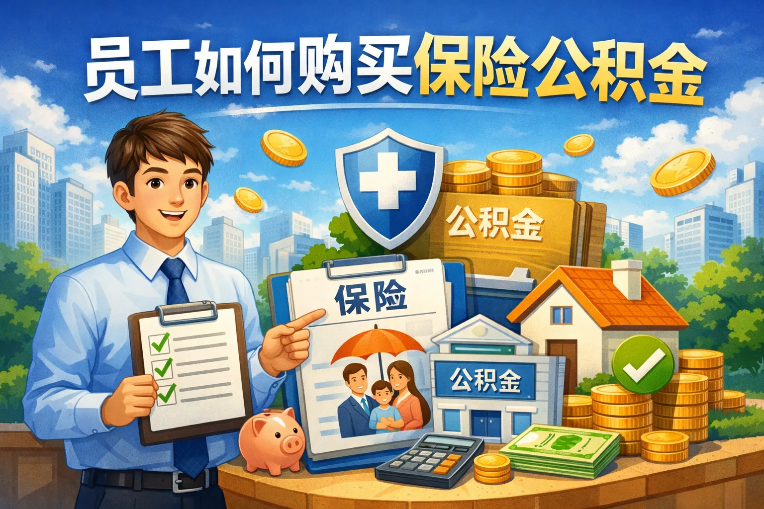 员工如何购买保险公积金