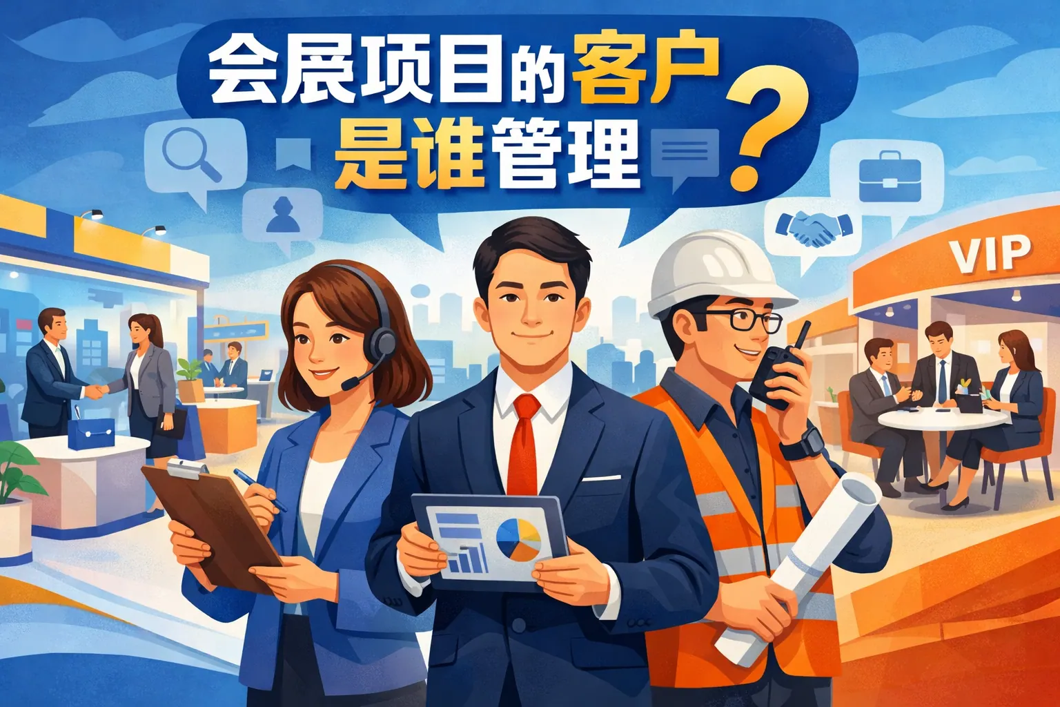 会展项目的客户是谁管理