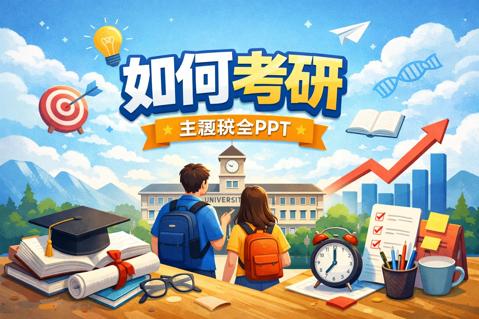 如何考研主题班会ppt