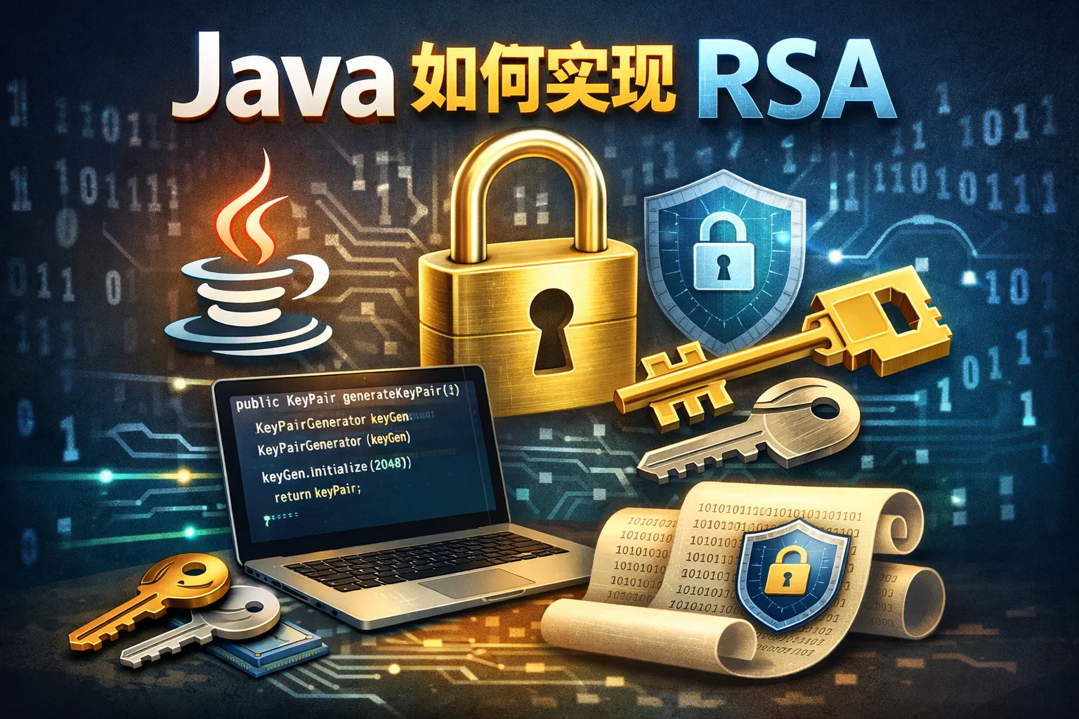 java如何实现rsa