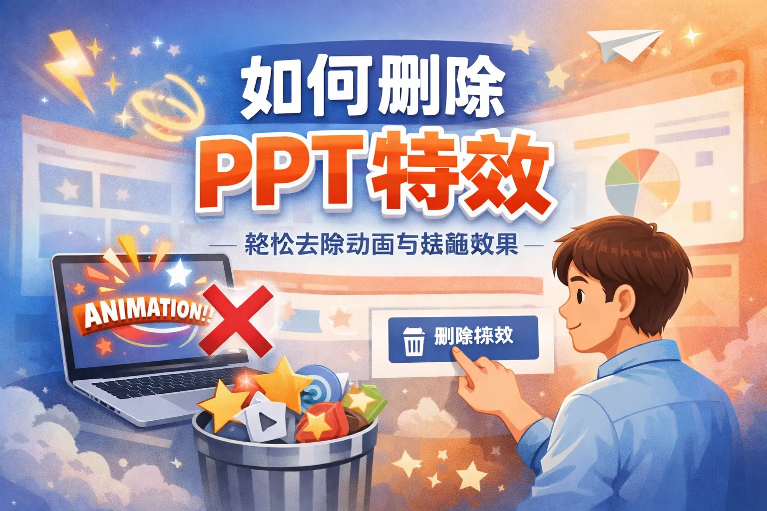 如何删除ppt特效