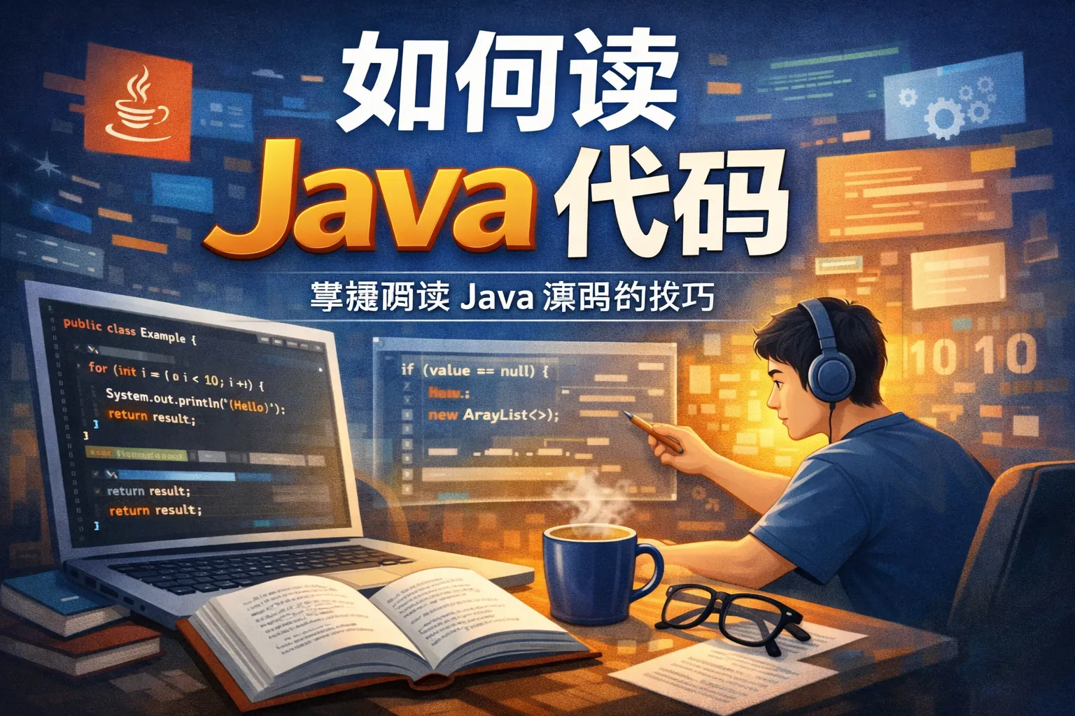 如何读java代码