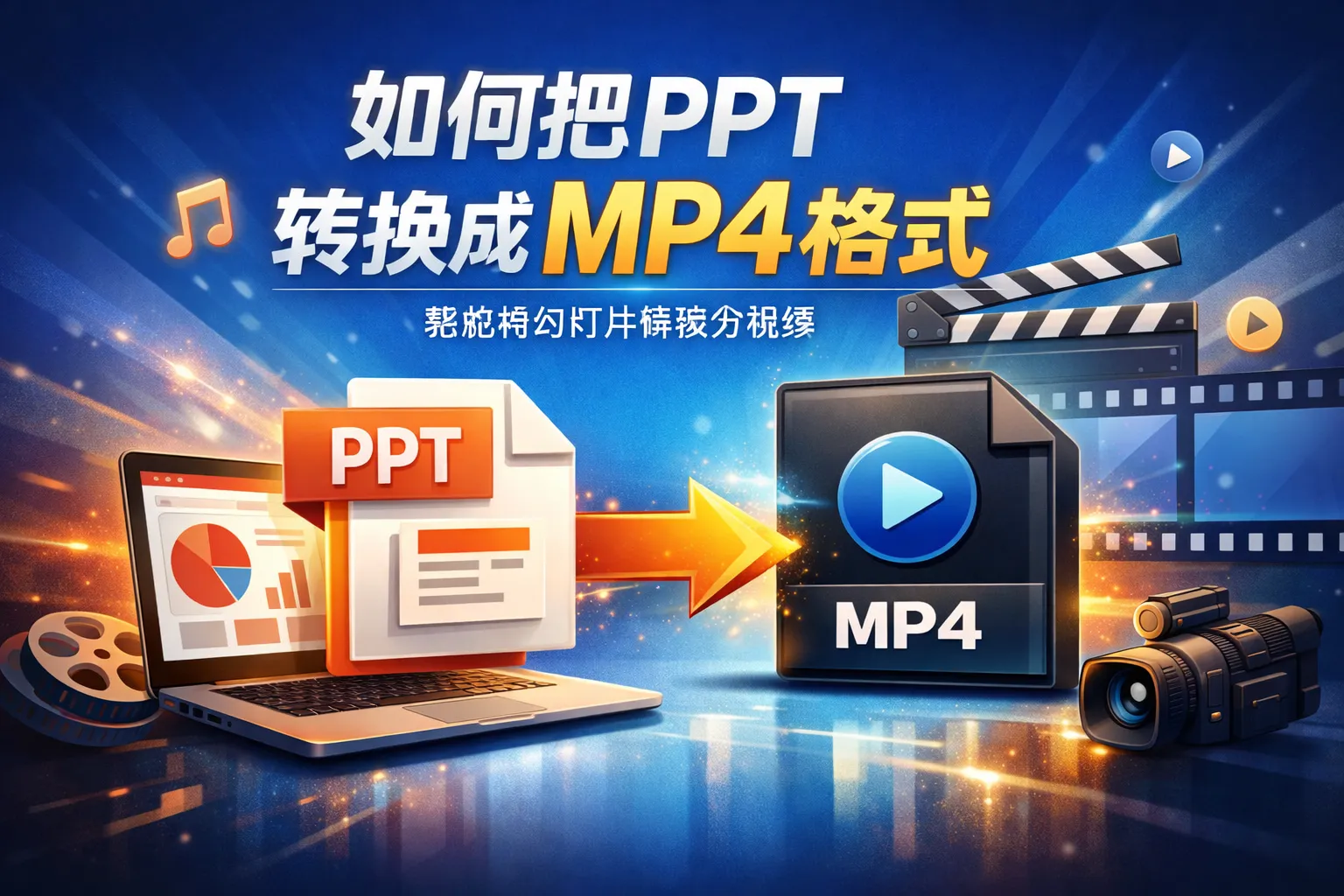 如何把ppt转换成mp4格式