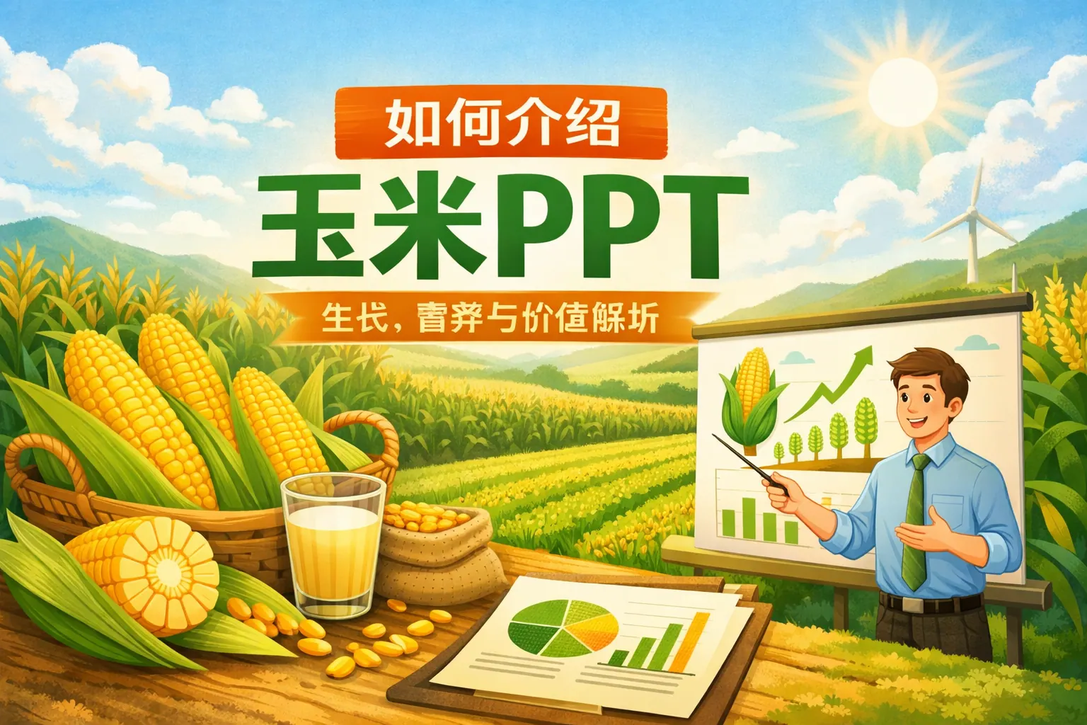 如何介绍玉米PPT