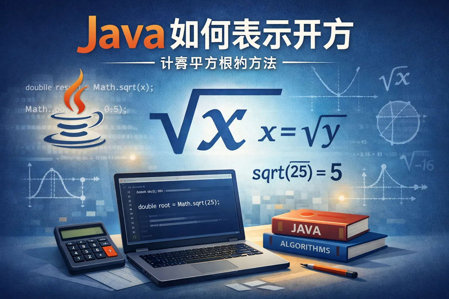 java如何表示开方