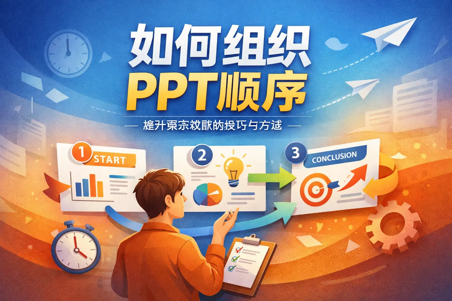 如何组织ppt顺序