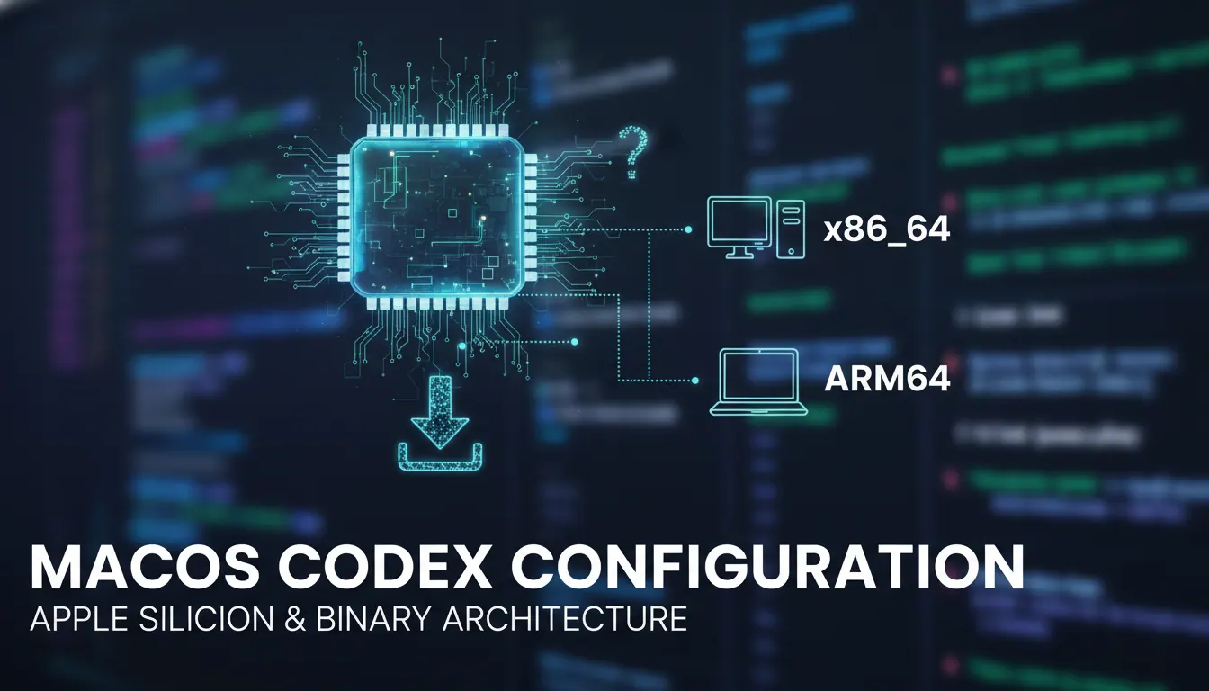 macOS 配置 Codex 时Apple Silicon和下载二进制文件时为什么要看架构有什么关系