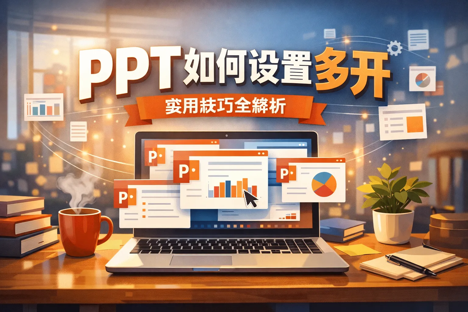 ppt如何设置多开