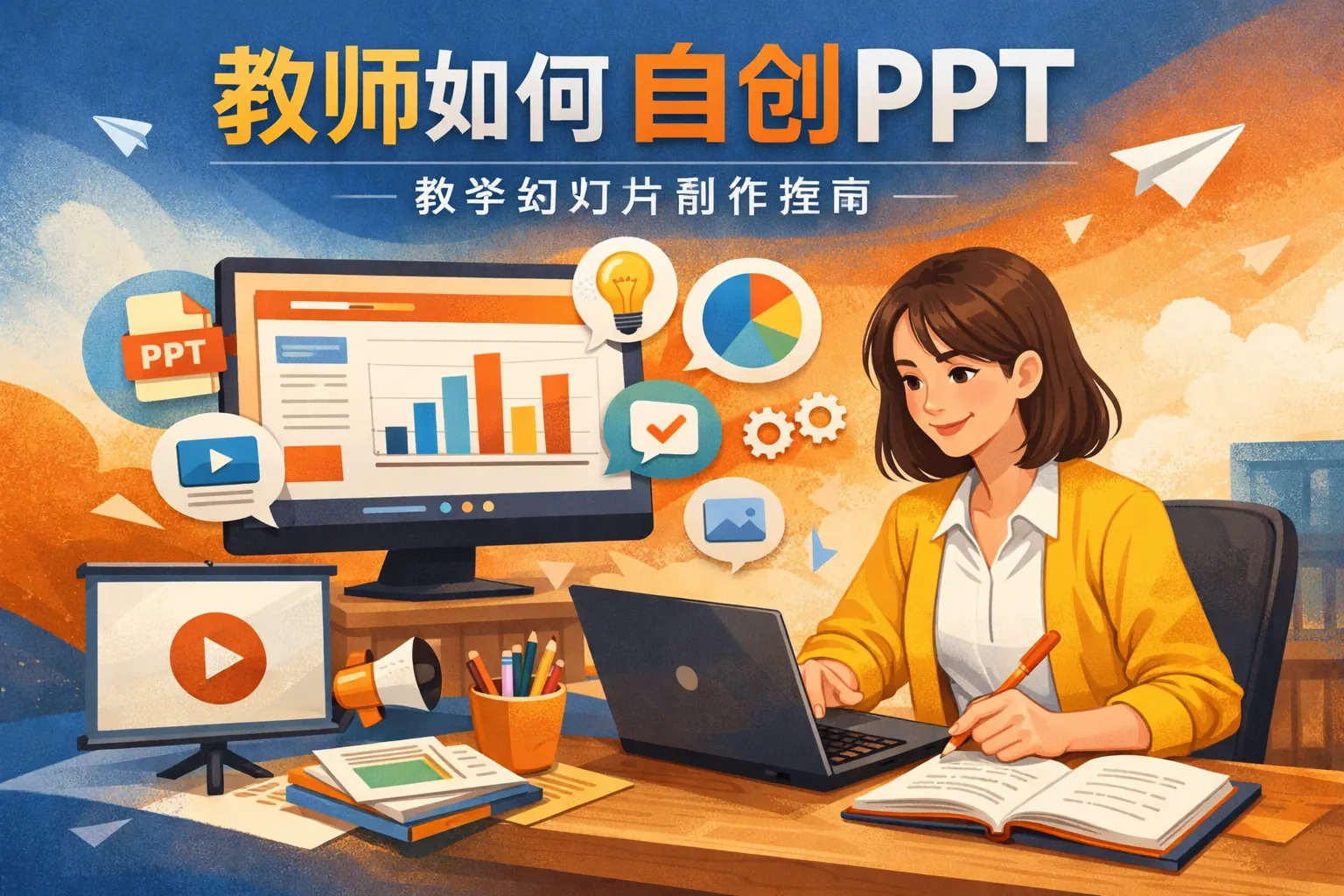 教师如何自创ppt