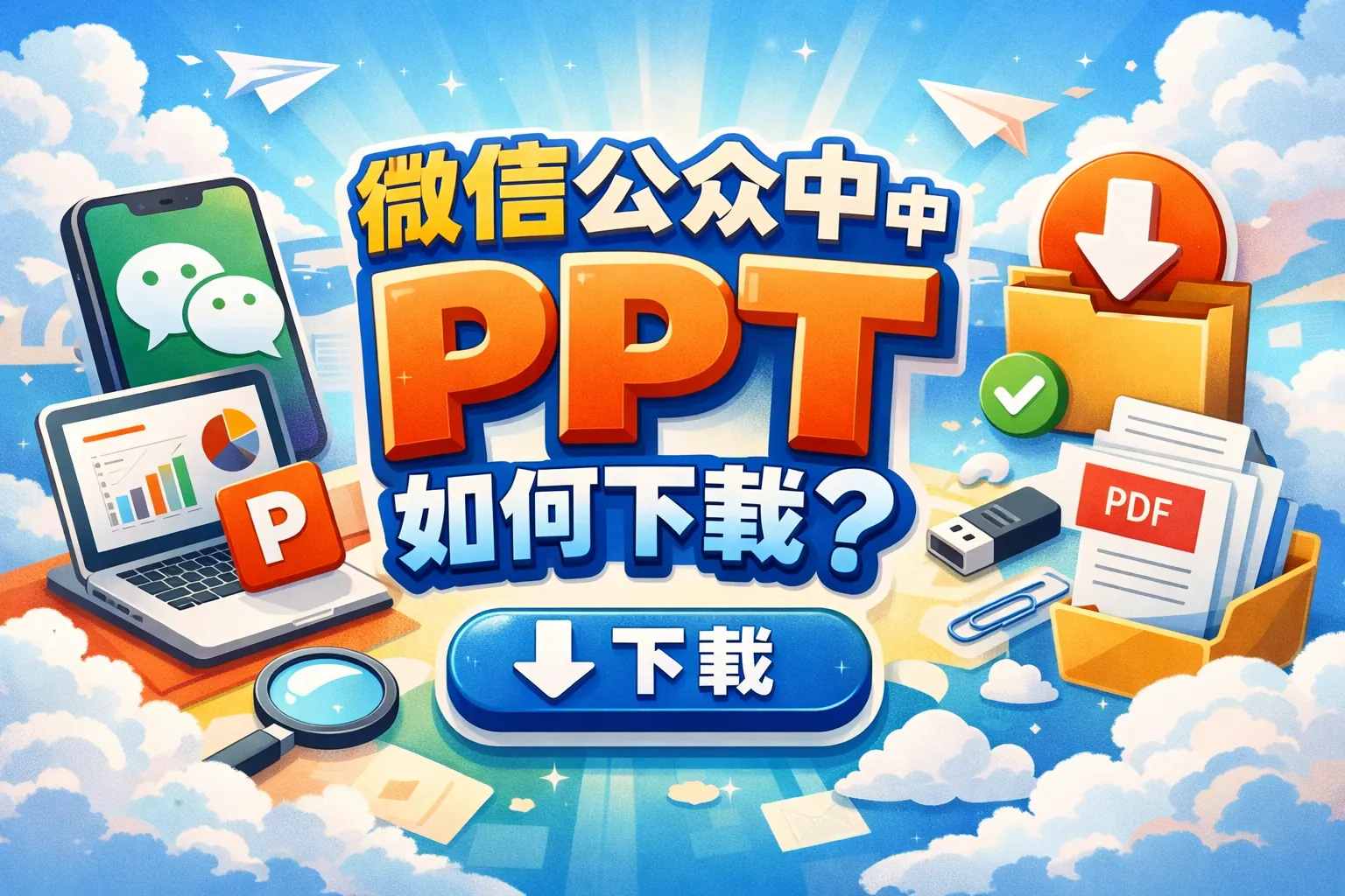 微信公众号中ppt如何下载