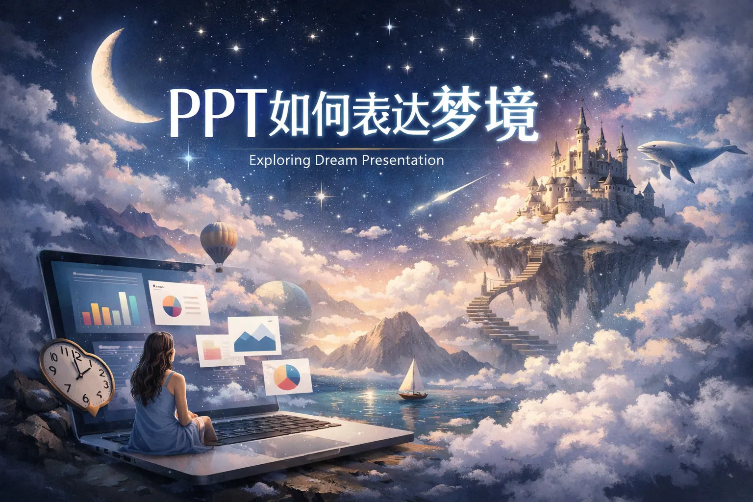 PPT如何表达梦境