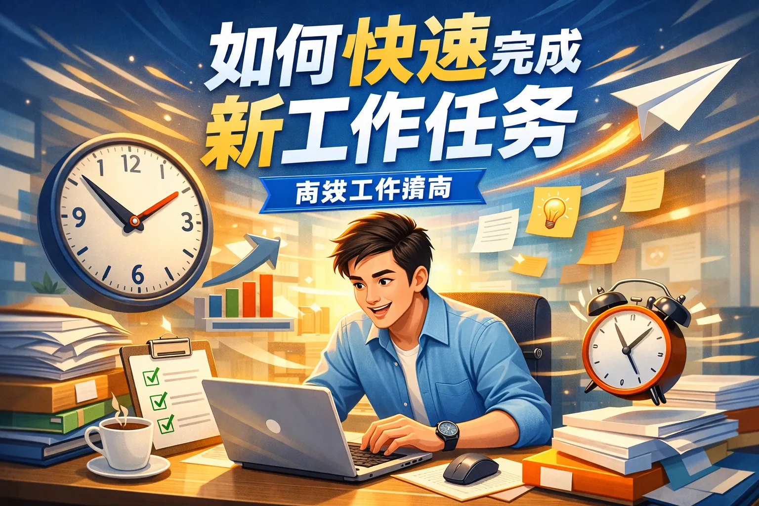 如何快速完成新工作任务