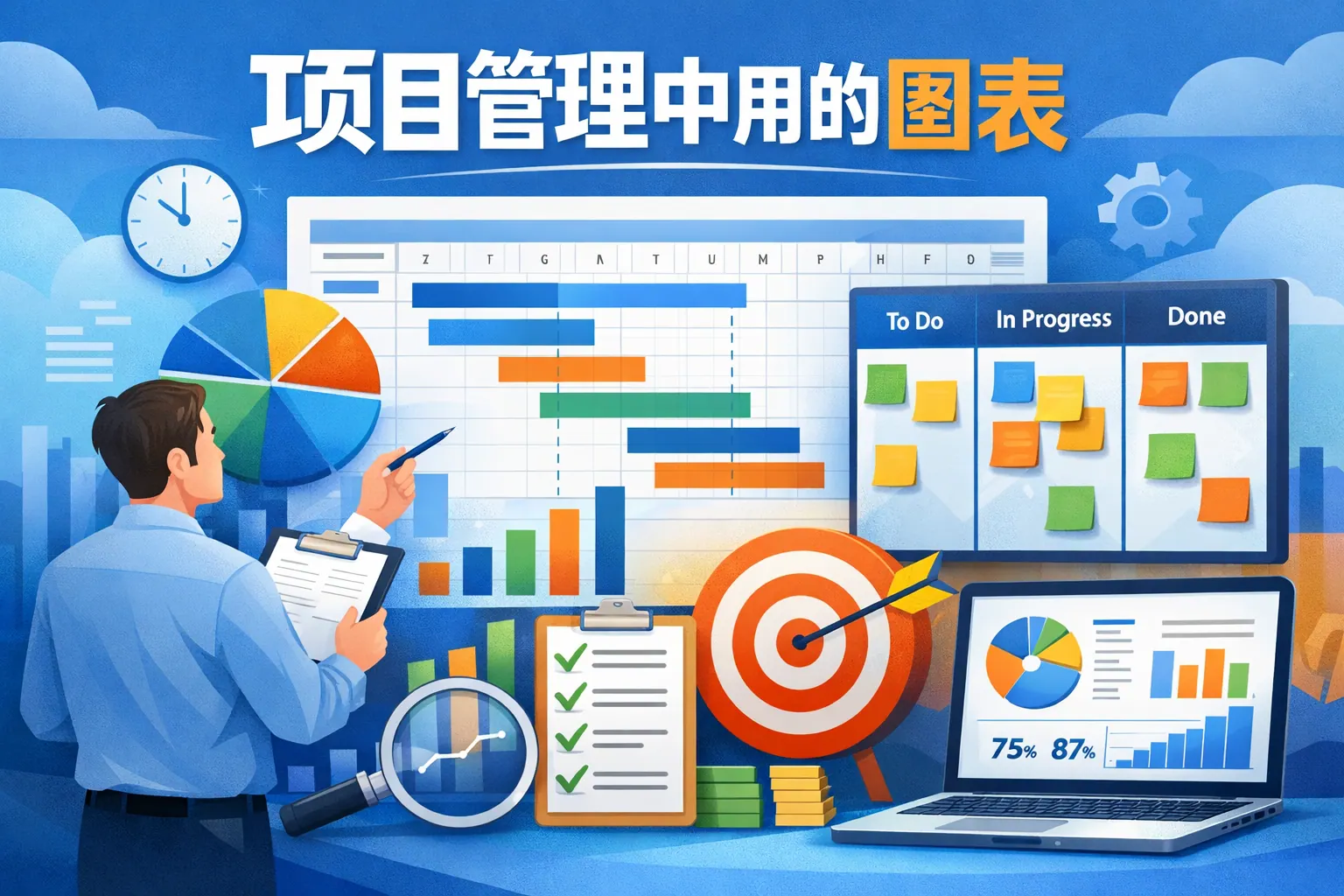 项目管理中用的图表是