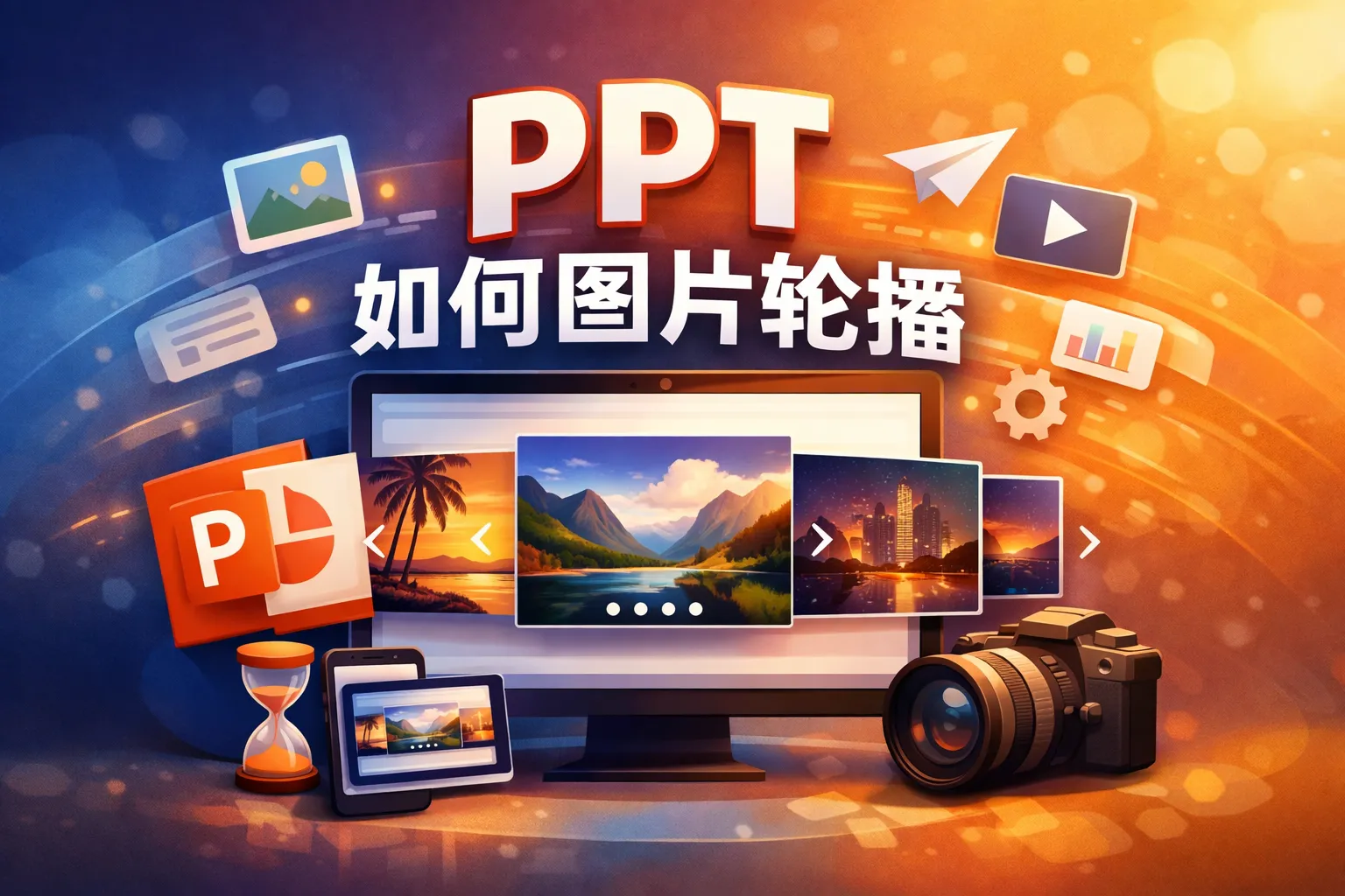ppt 如何图片轮播