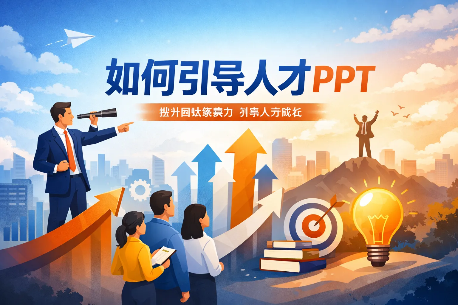 如何引导人才ppt
