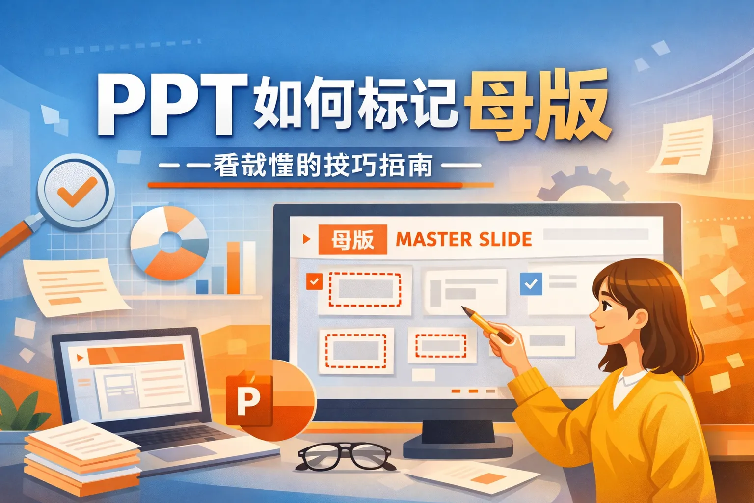 ppt如何标记母版