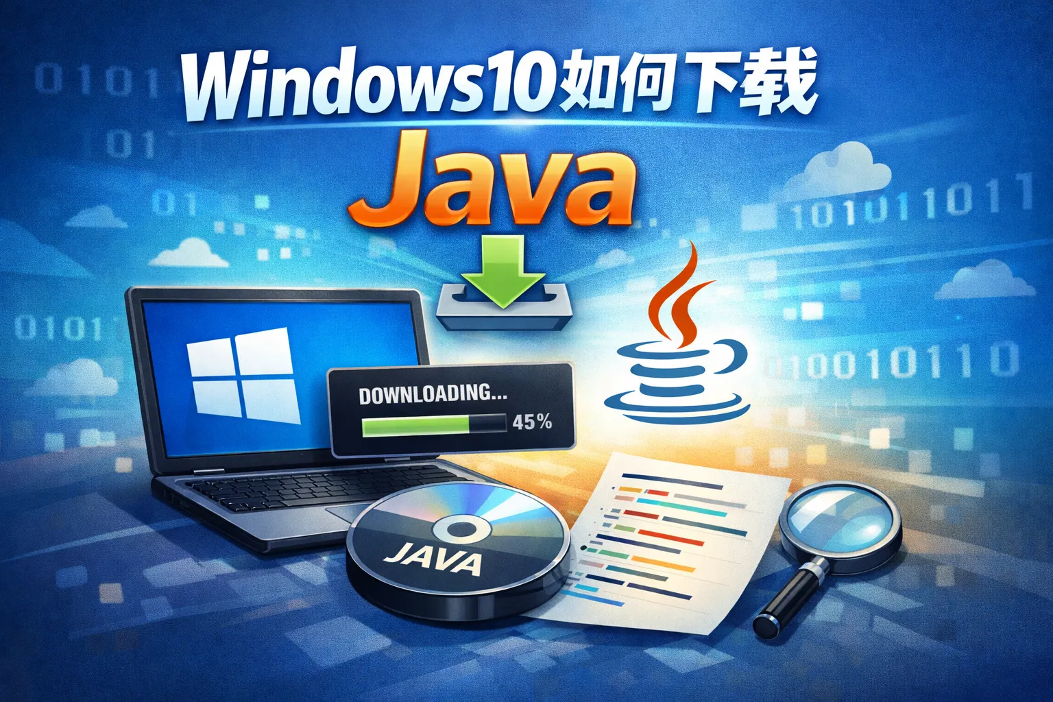 windows10如何下载java