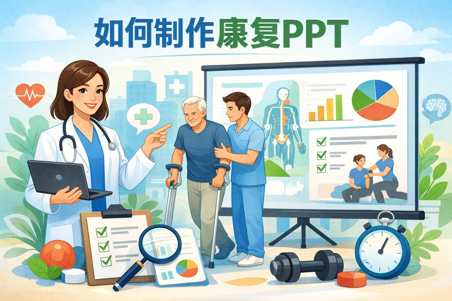 如何制作康复ppt