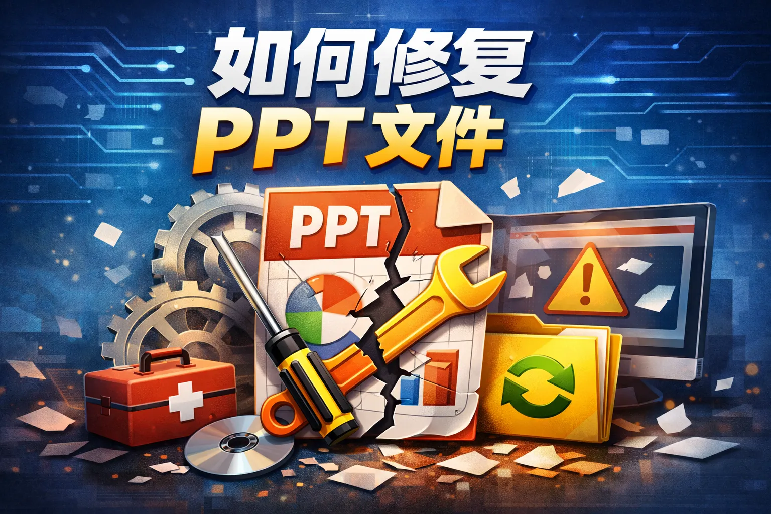 如何修复ppt文件‘