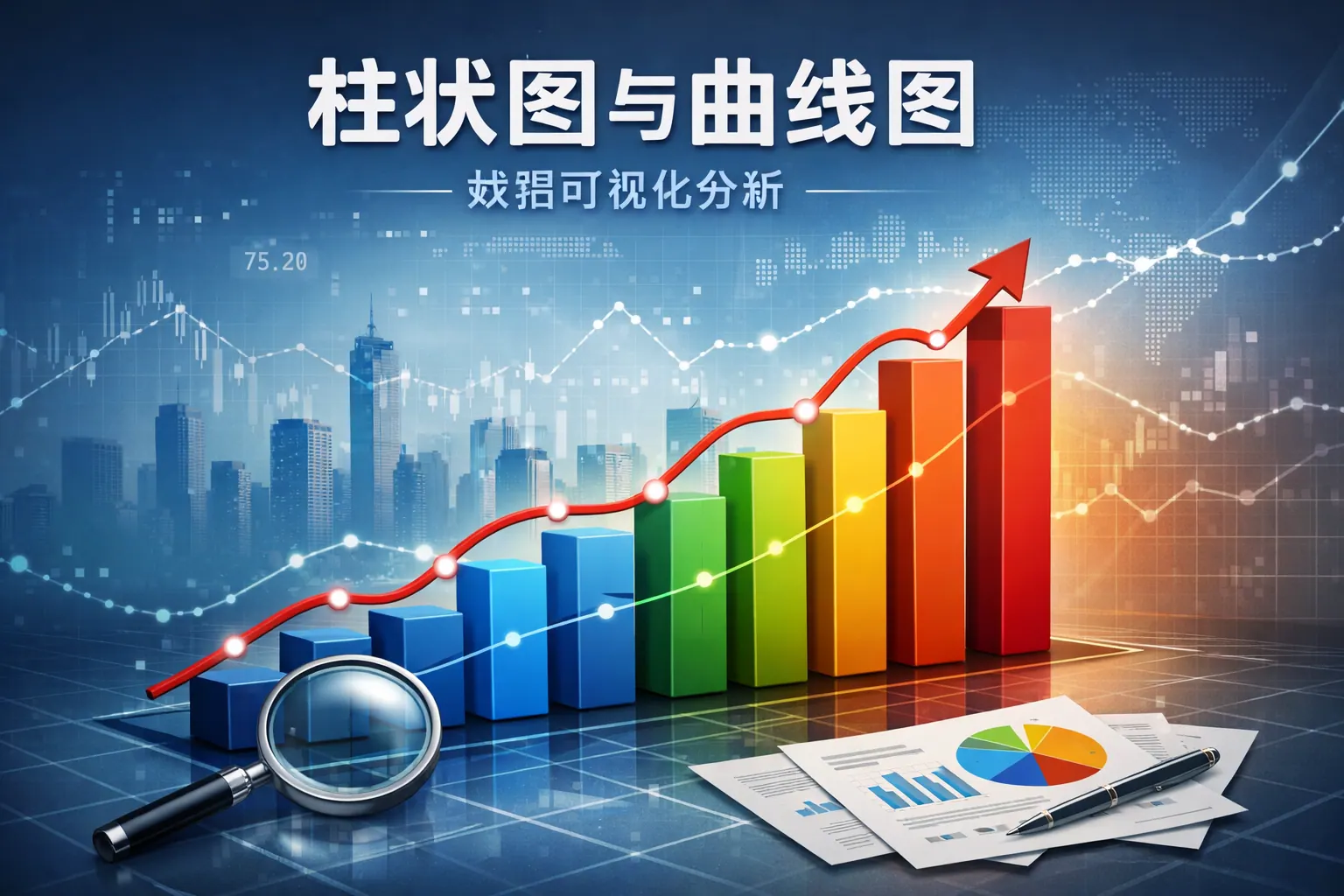 ppt中柱图如何再加曲线图