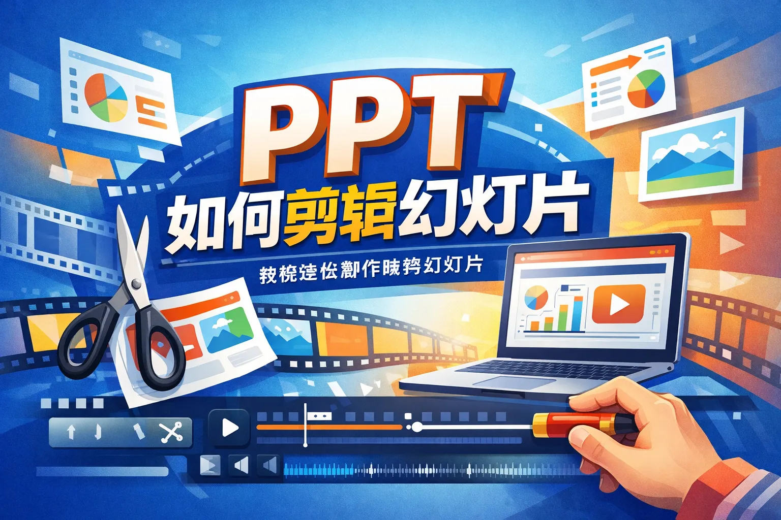 ppt如何剪辑幻灯片