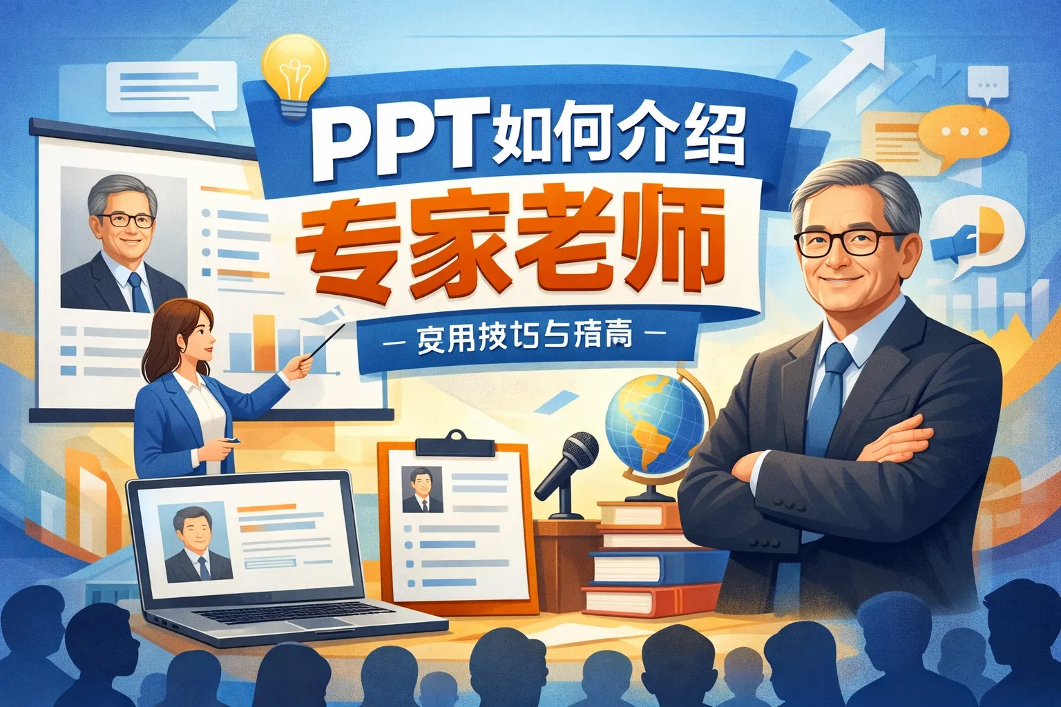 PPT如何介绍专家老师