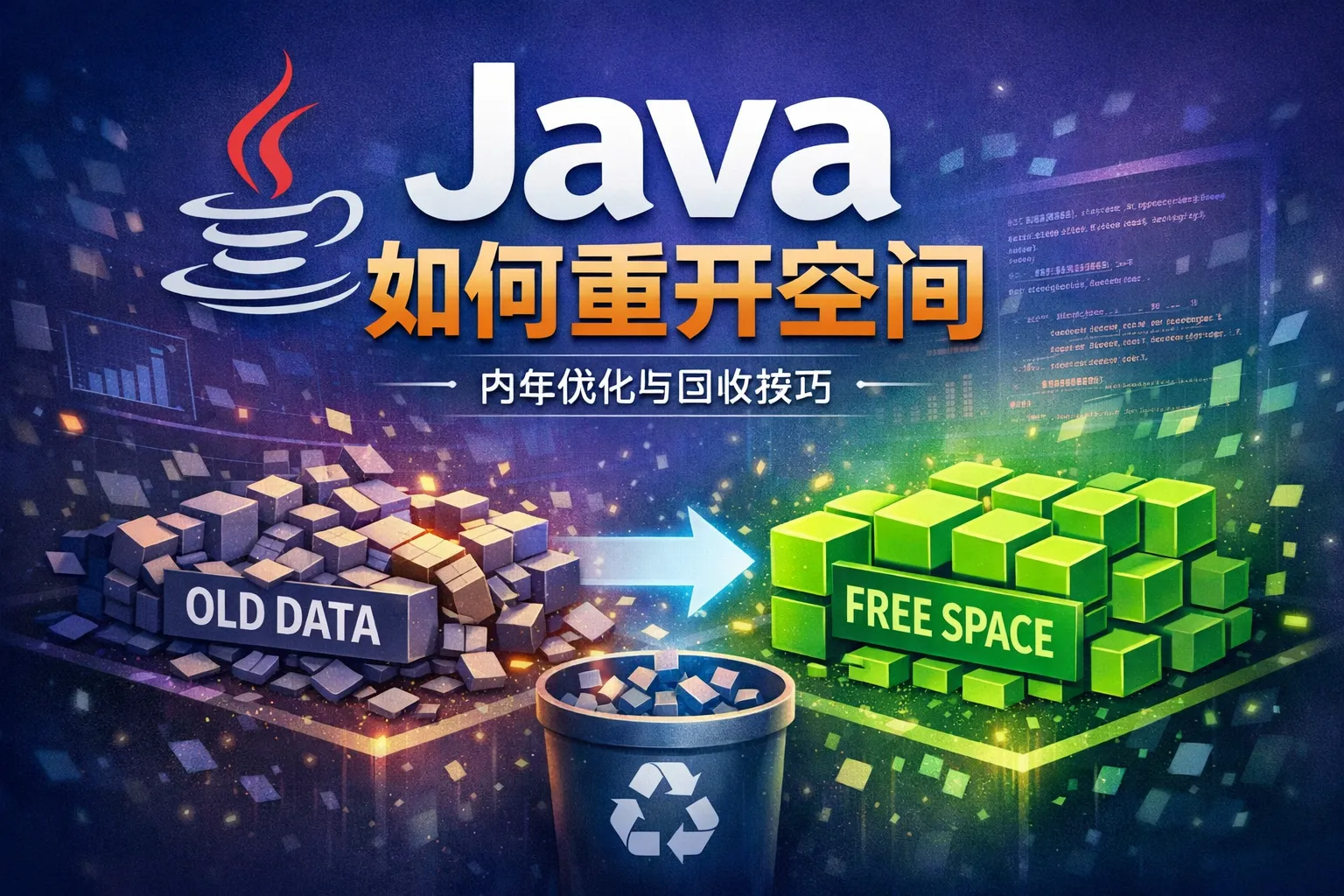 java如何重开空间