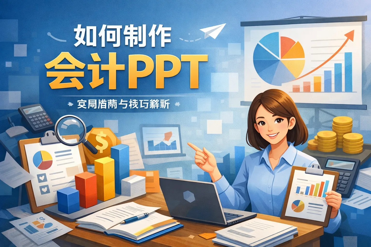 如何制作会计ppt