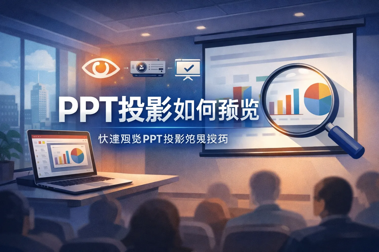 PPT投影如何预览