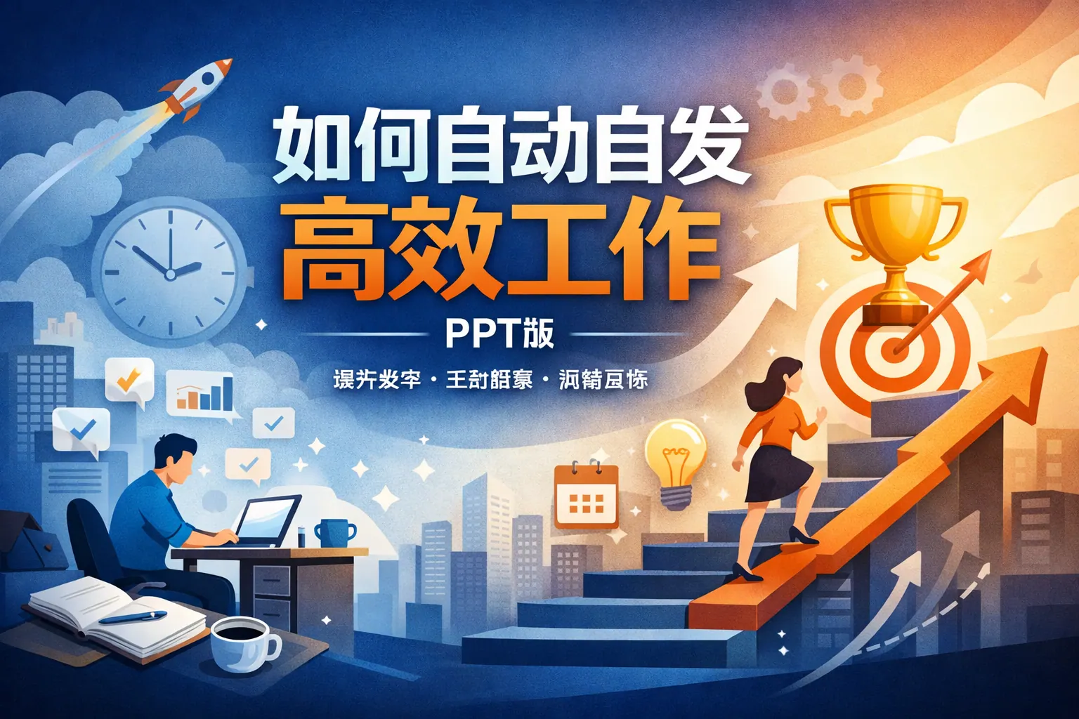 如何自动自发高效工作ppt版