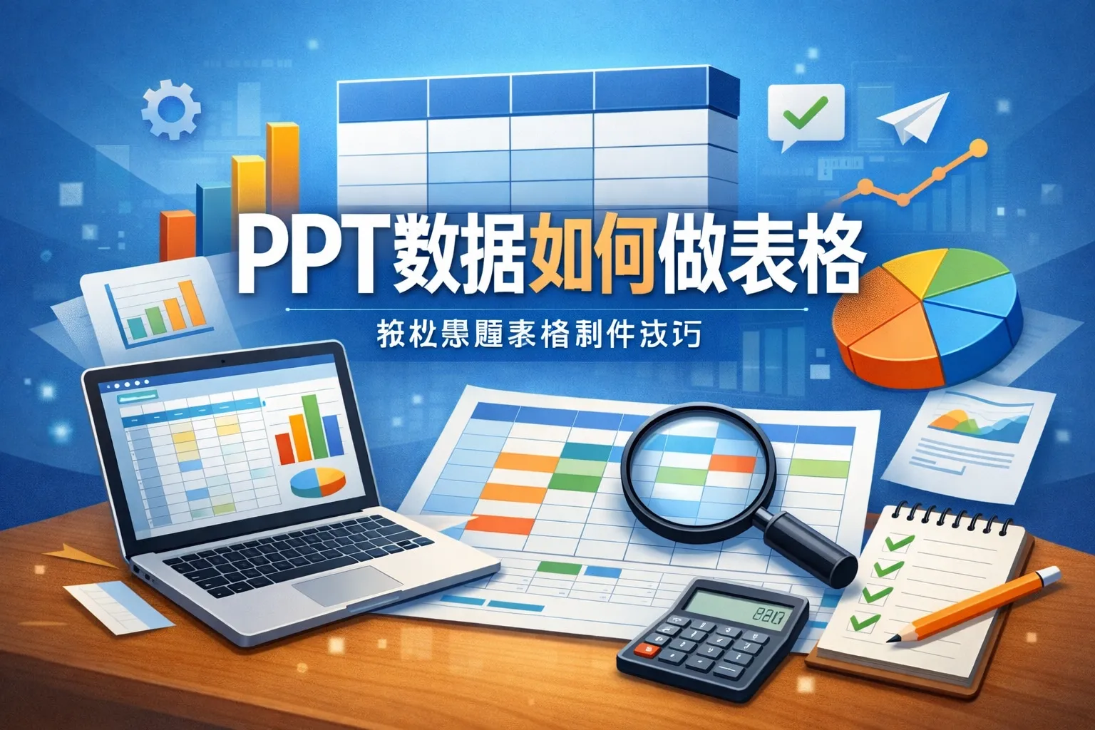 ppt数据如何做表格