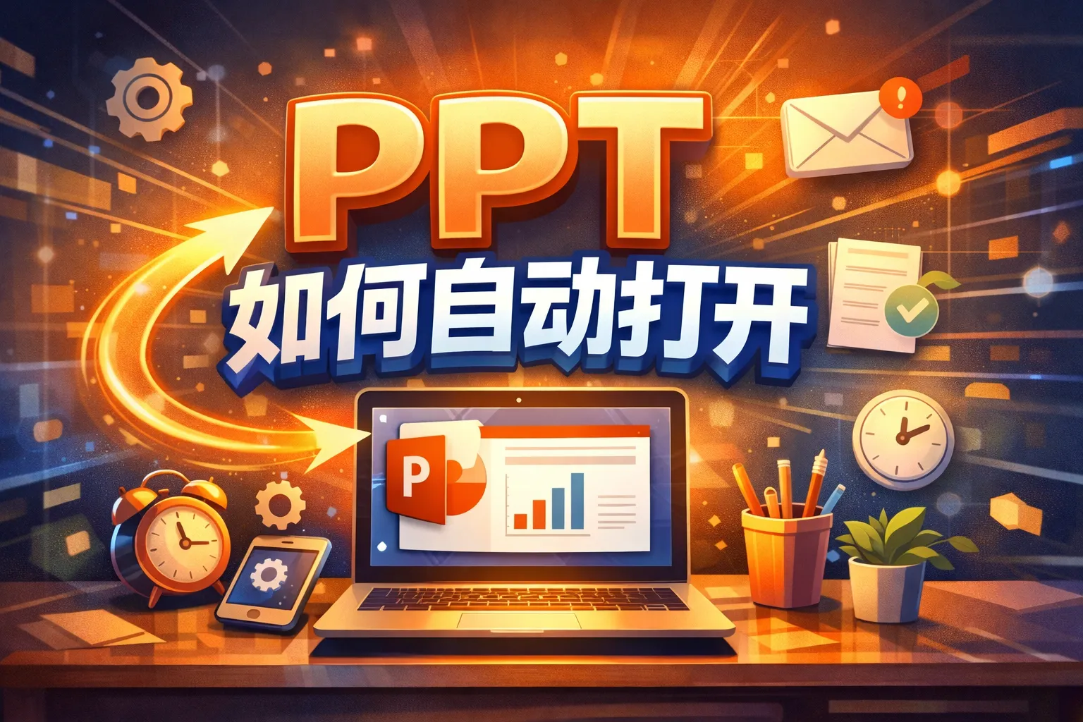 ppt如何自动打开