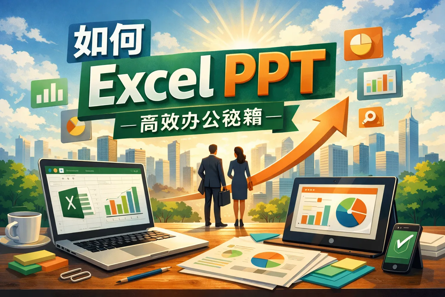如何Excel ppt