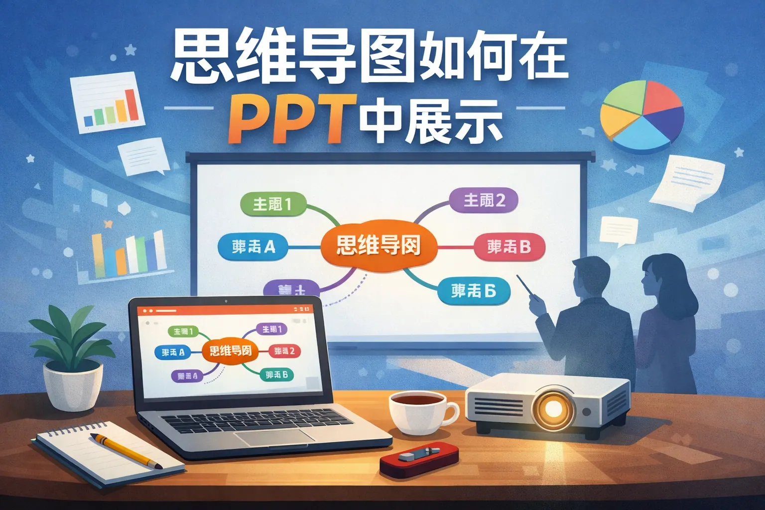 思维导图如何在ppt中展示