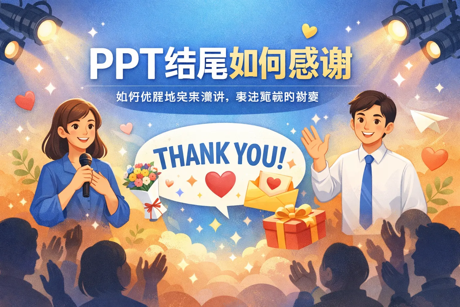 ppt结尾如何感谢