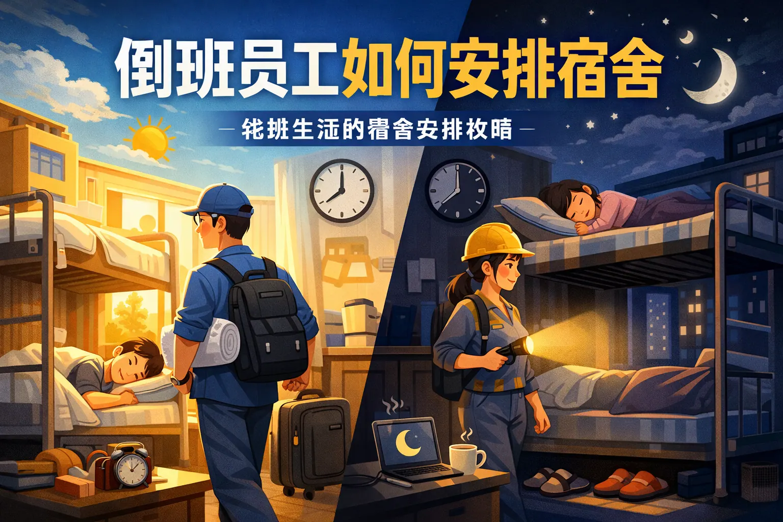 倒班员工如何安排宿舍