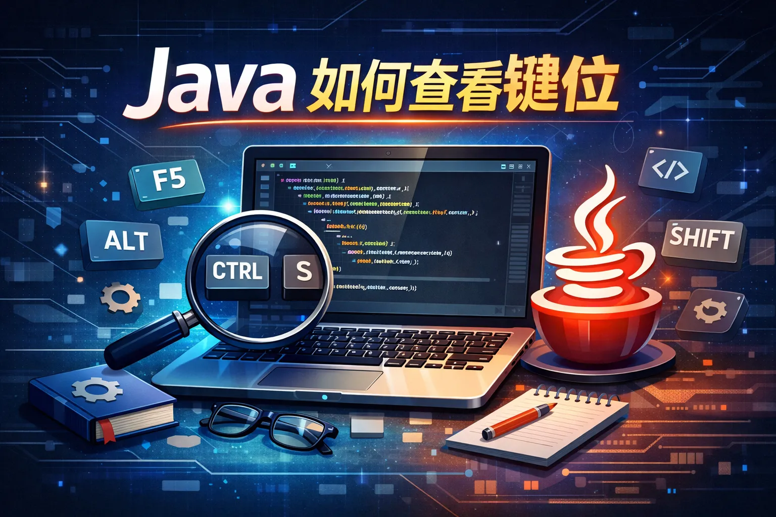 java如何查看键位