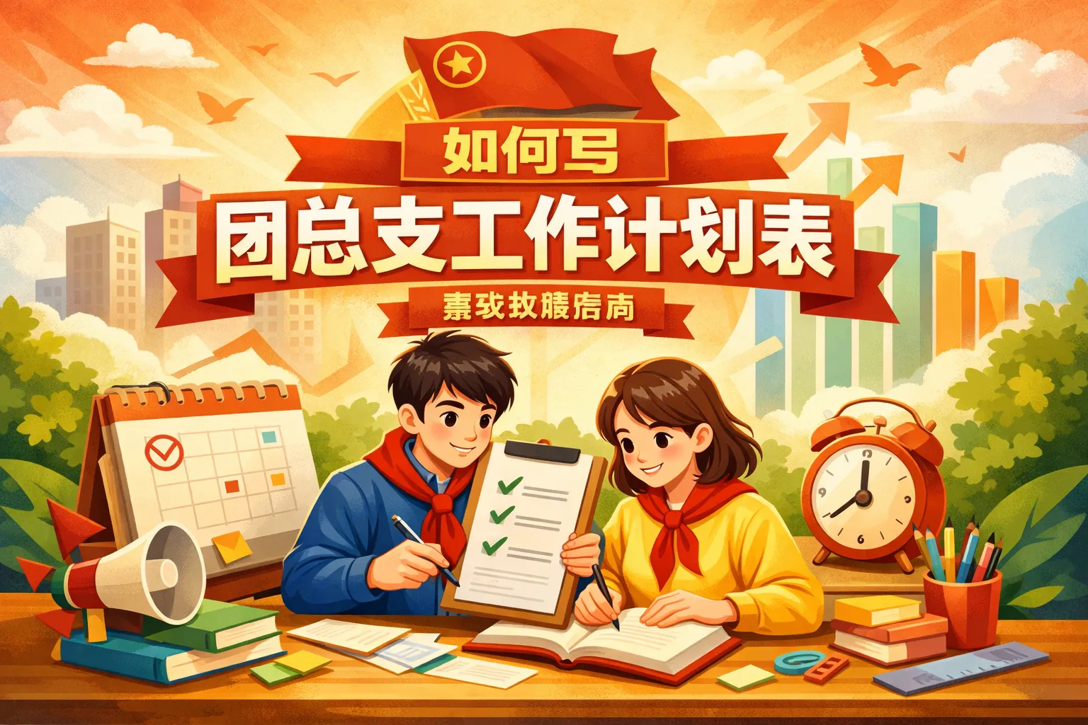 如何写团总支工作计划表