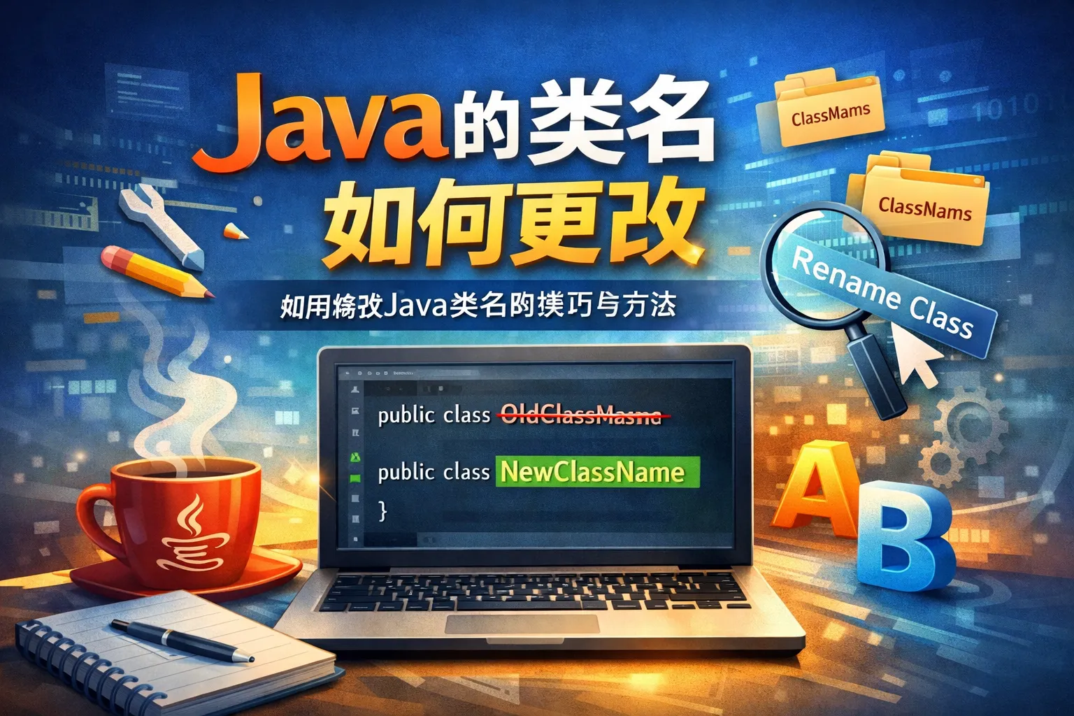 java的类名如何更改