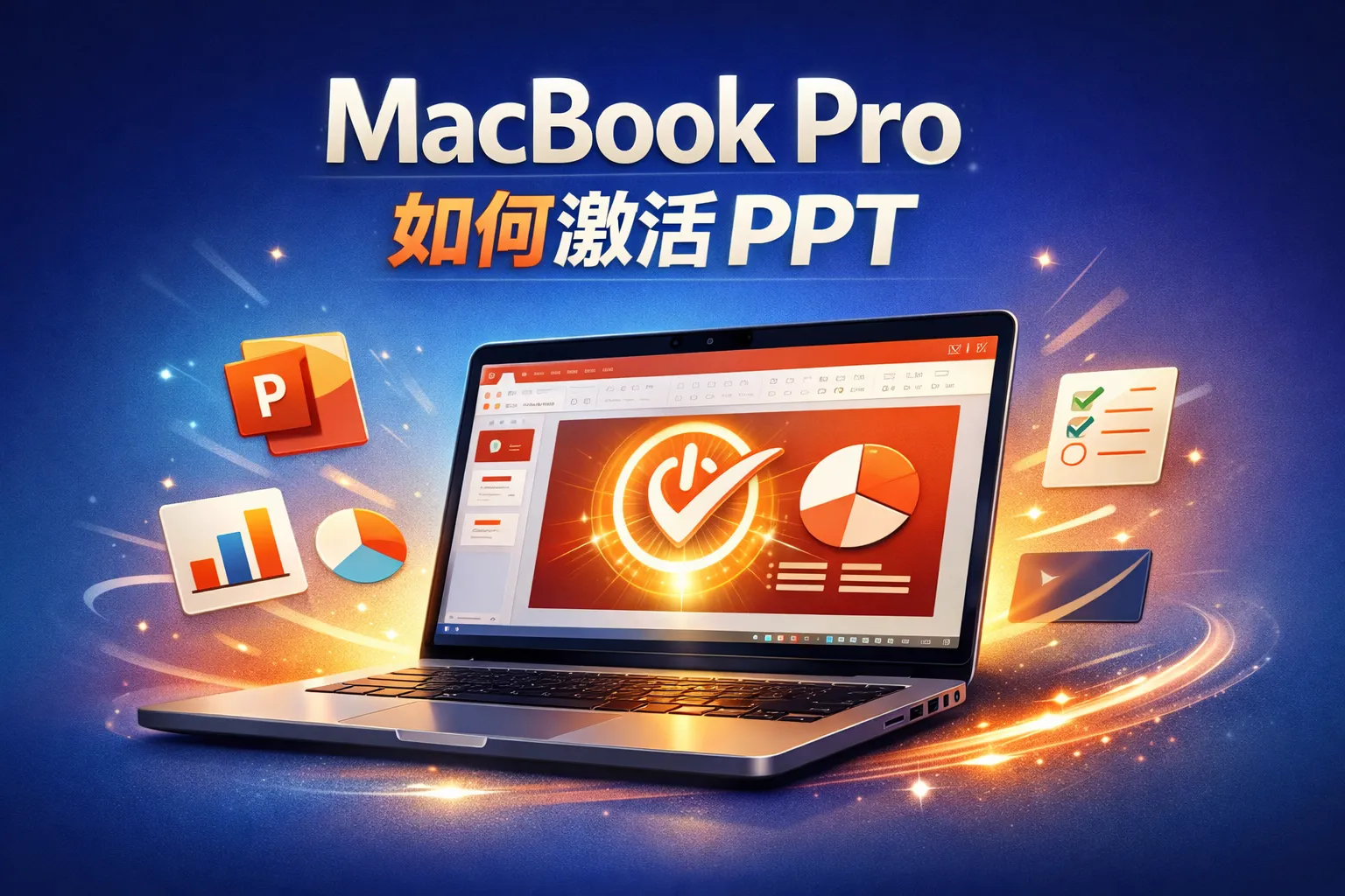 macbookpro如何激活ppt