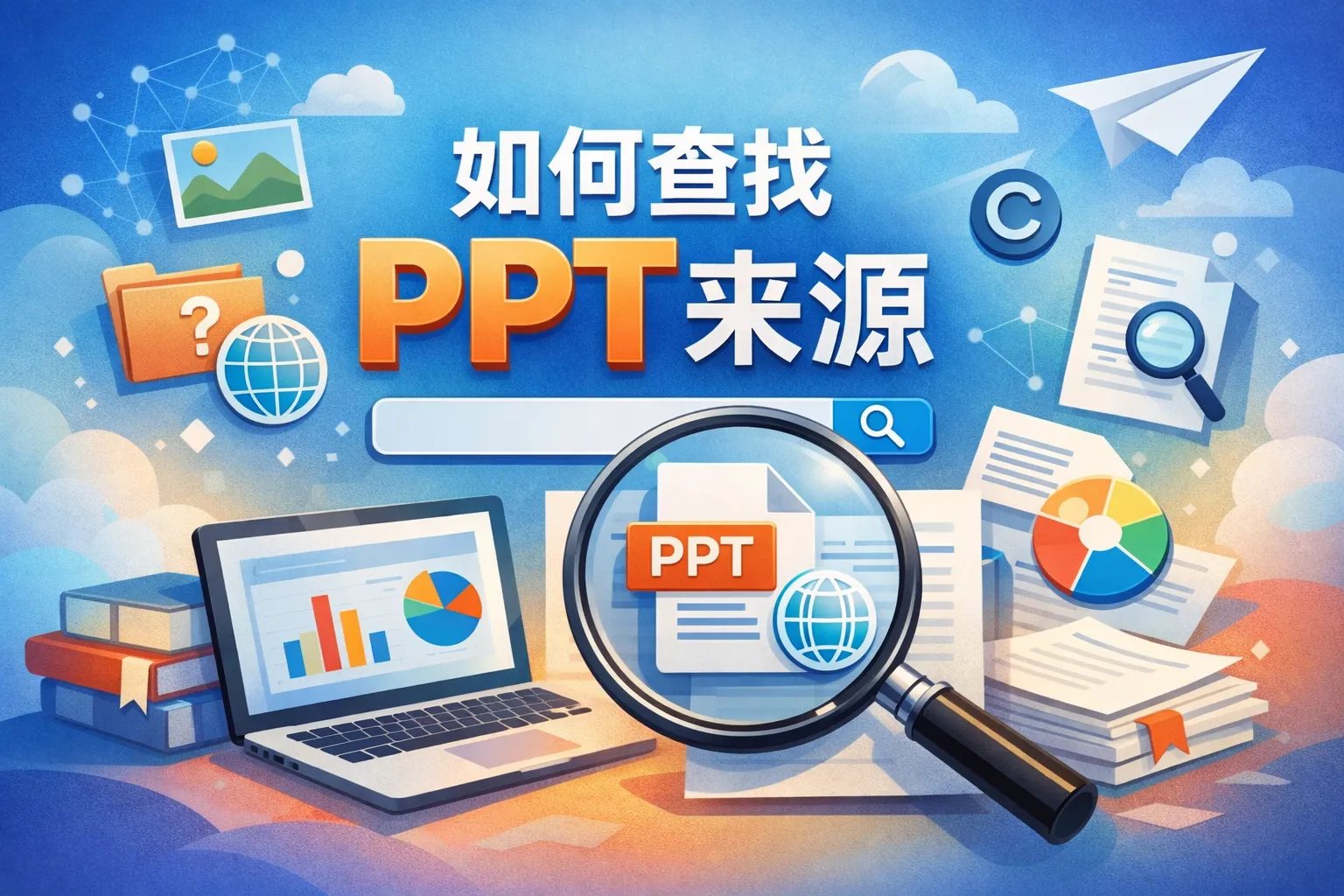 如何查找ppt来源
