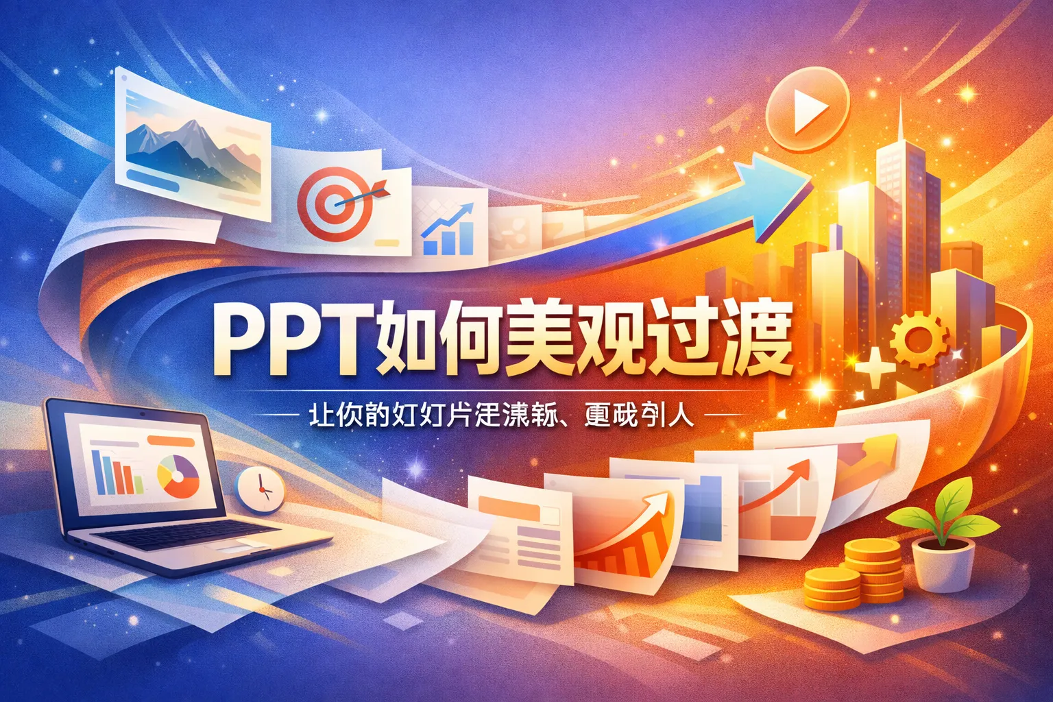 ppt如何美观过渡