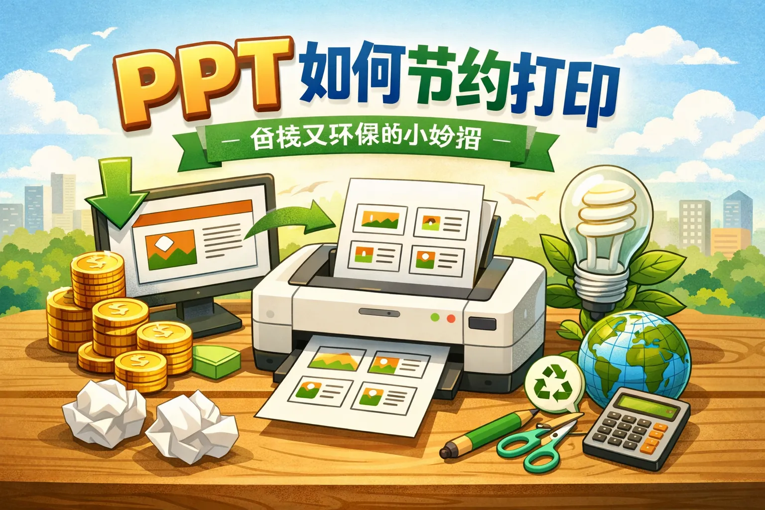 ppt如何节约打印